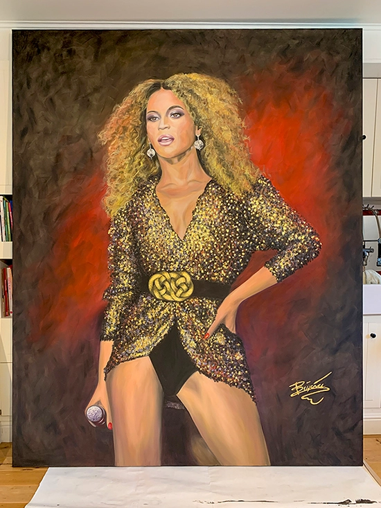 Commissie Beyonce met Bladgoud